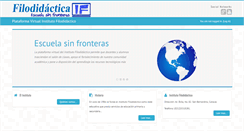 Desktop Screenshot of filodidactica.net
